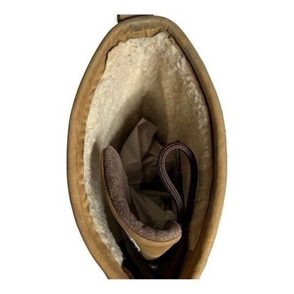 UGG Elsa Quilted Waterproof Chestnut Brown  Leath… - image 10