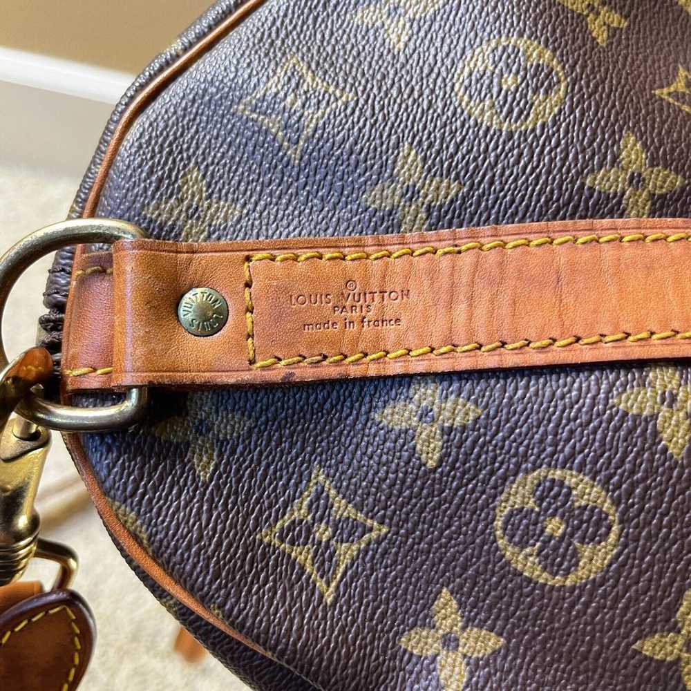 LOUIS VUITTON Monogram Keepall Bandouliere 60 Bos… - image 10