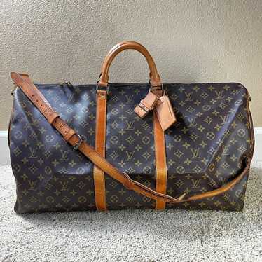 LOUIS VUITTON Monogram Keepall Bandouliere 60 Bos… - image 1