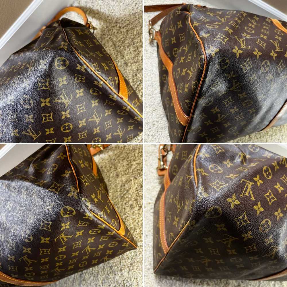 LOUIS VUITTON Monogram Keepall Bandouliere 60 Bos… - image 7