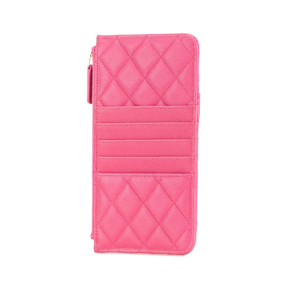 Chanel Chanel CC Quilted Caviar Flat Phone Case W… - image 2