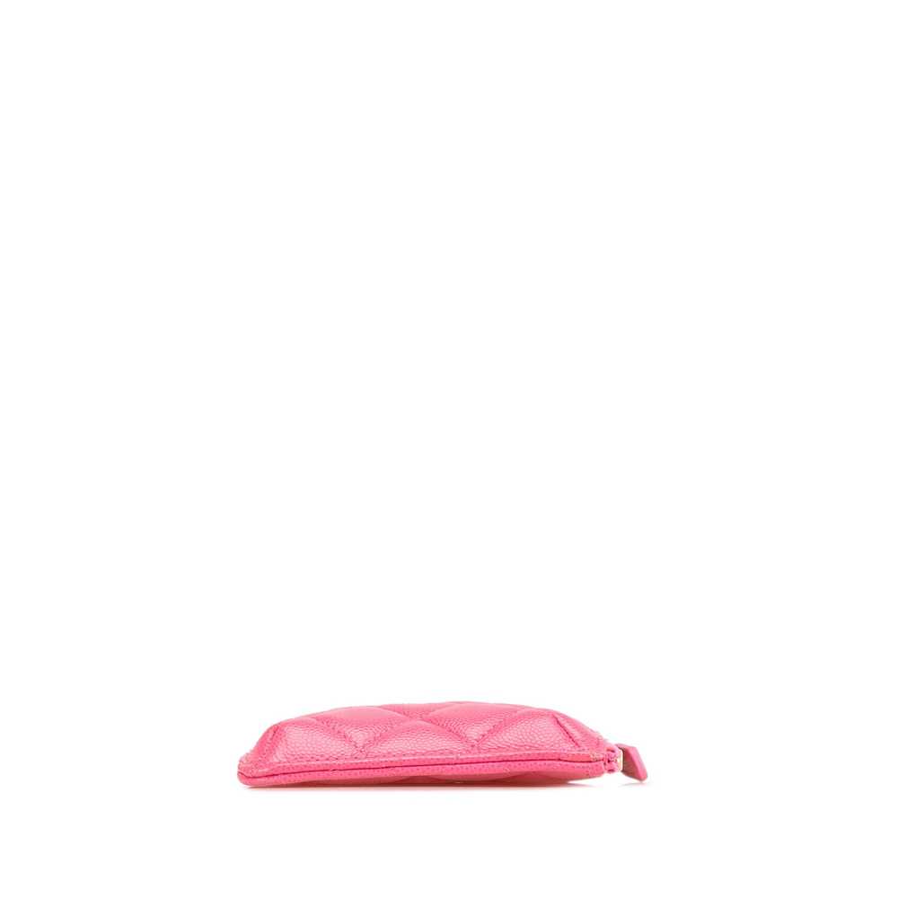 Chanel Chanel CC Quilted Caviar Flat Phone Case W… - image 3