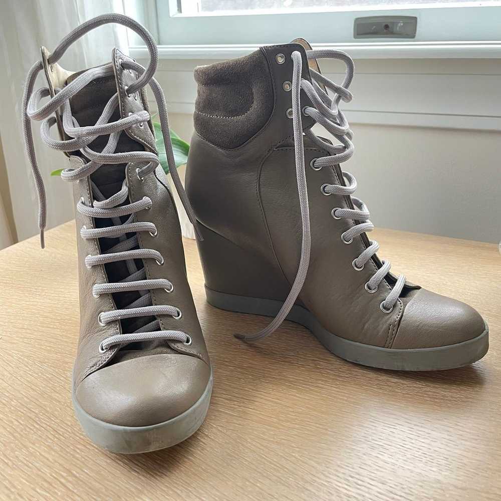 See by Chloe lace up wedge boot in 41 - image 1