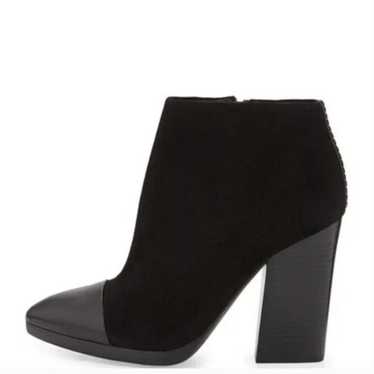 Tory Burch Rivington Pointed Toe Cap Black Block … - image 1