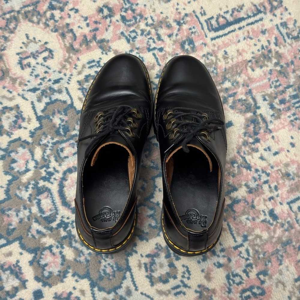 Dr Martens Leona Lo Vintage Black Leather Lace Up… - image 11