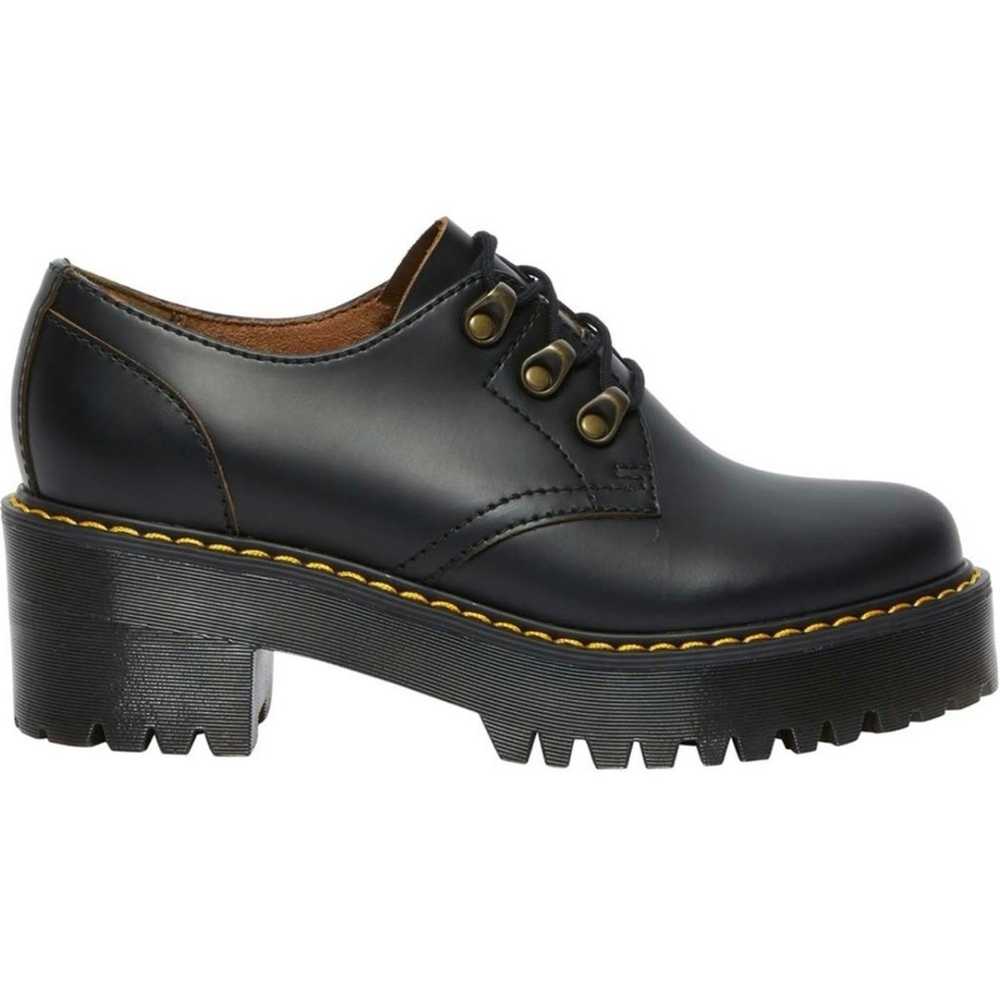 Dr Martens Leona Lo Vintage Black Leather Lace Up… - image 2