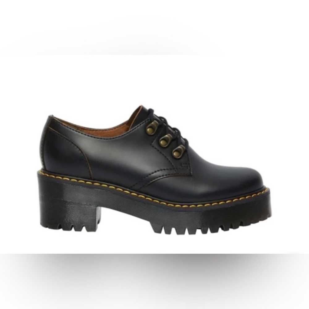 Dr Martens Leona Lo Vintage Black Leather Lace Up… - image 4