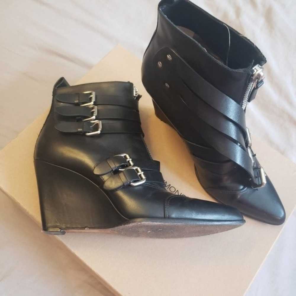 EUC Tabitha Simmons Harley Black Calf boots 41 - image 11