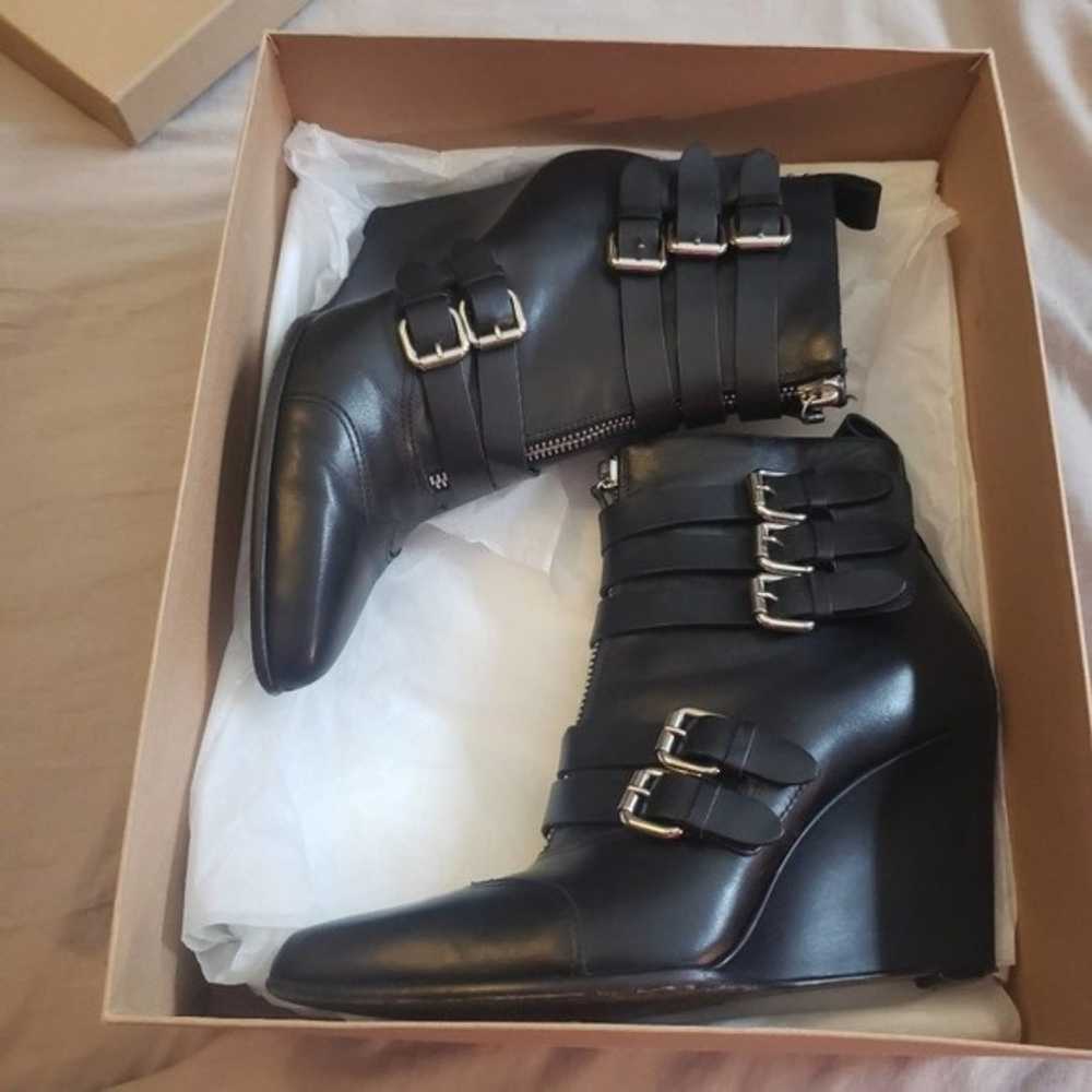 EUC Tabitha Simmons Harley Black Calf boots 41 - image 12