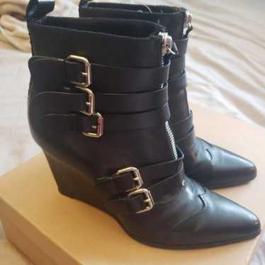 EUC Tabitha Simmons Harley Black Calf boots 41 - image 1