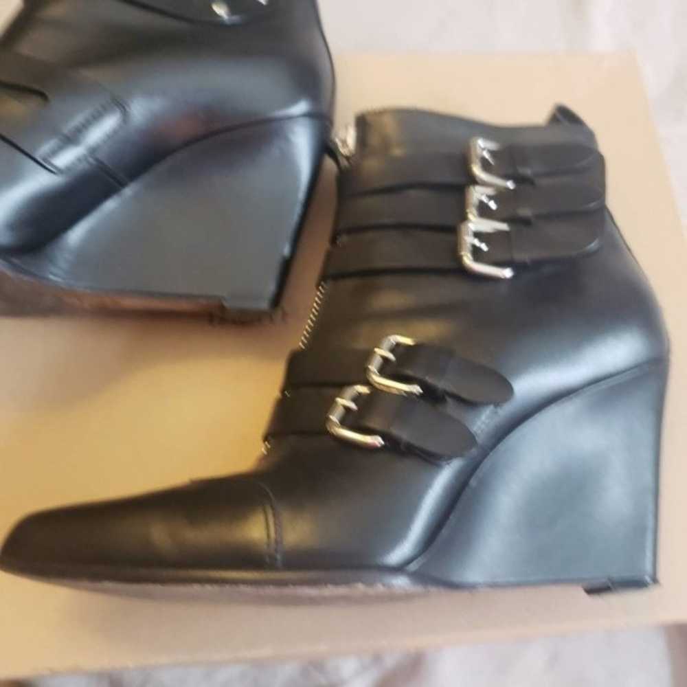 EUC Tabitha Simmons Harley Black Calf boots 41 - image 2