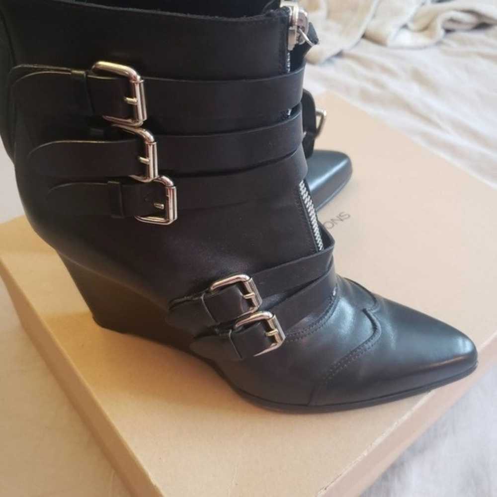 EUC Tabitha Simmons Harley Black Calf boots 41 - image 7