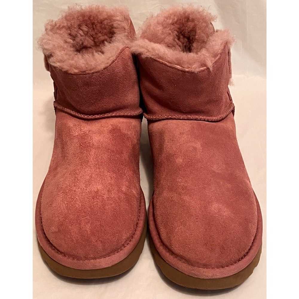 UGG MINI BAILEY FLUFF BUCKLE PINK S/N 1104182 - W… - image 2