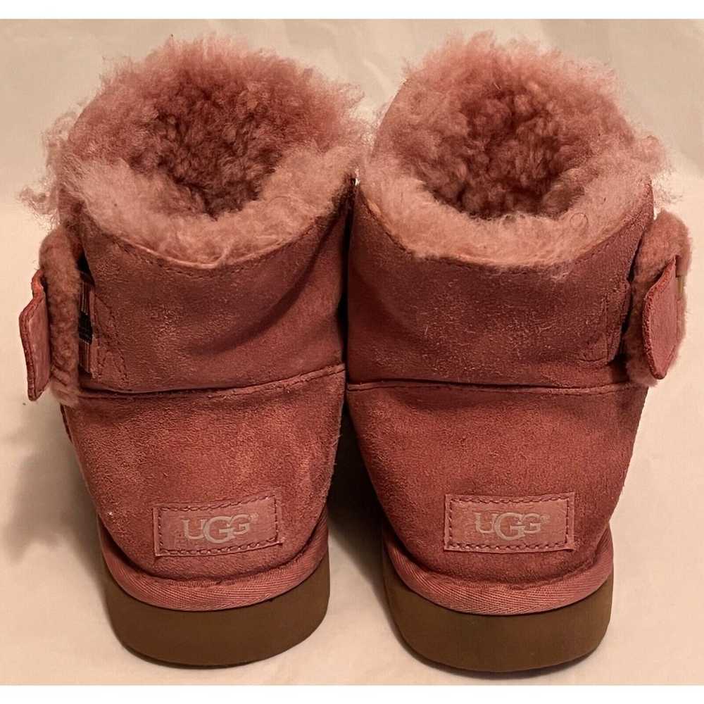 UGG MINI BAILEY FLUFF BUCKLE PINK S/N 1104182 - W… - image 3