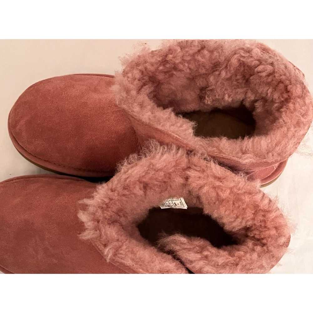 UGG MINI BAILEY FLUFF BUCKLE PINK S/N 1104182 - W… - image 5