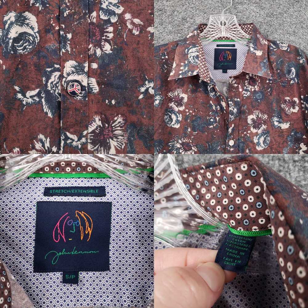 Vintage John Lennon Button Up Shirt Mens S Small … - image 4