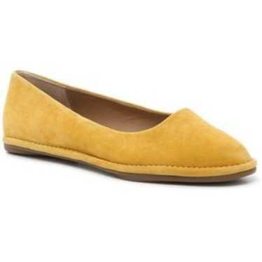 Crown Vintage Yellow Suede Davi Skimmer Flats - image 1