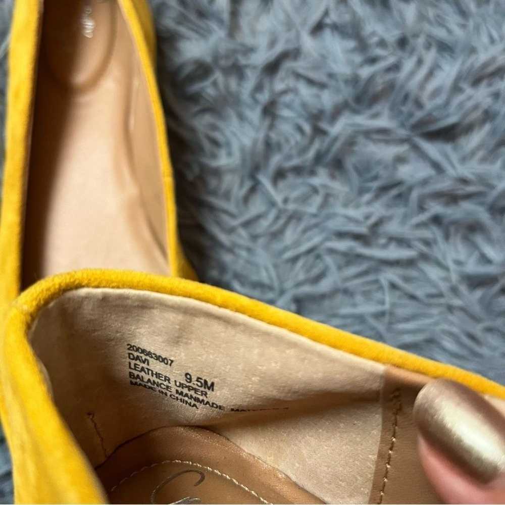 Crown Vintage Yellow Suede Davi Skimmer Flats - image 5