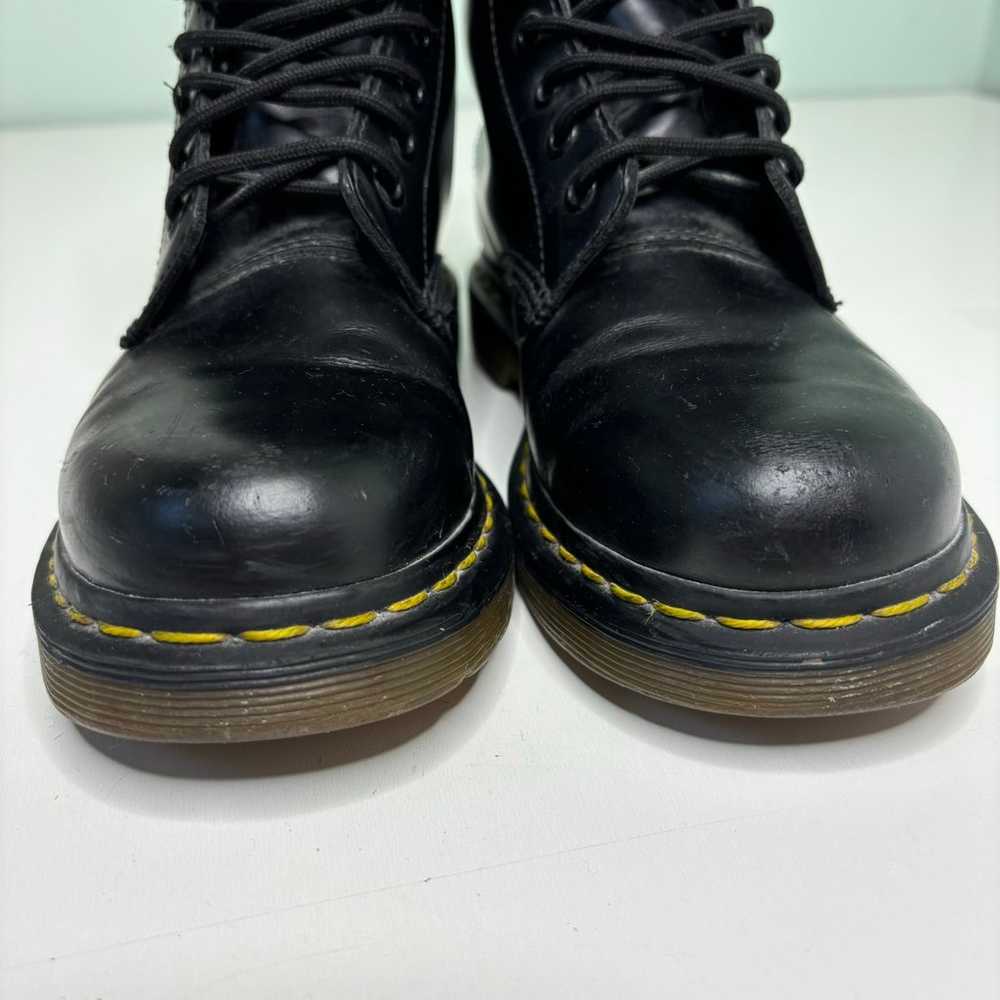 Dr. Martens 1460 Smooth Black Leather Lace Up Mid… - image 9