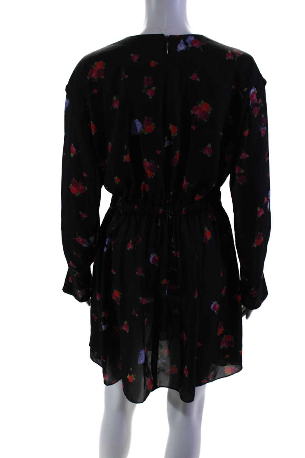 Jason Wu Womens Floral Print Long Sleeve Unlined … - image 3