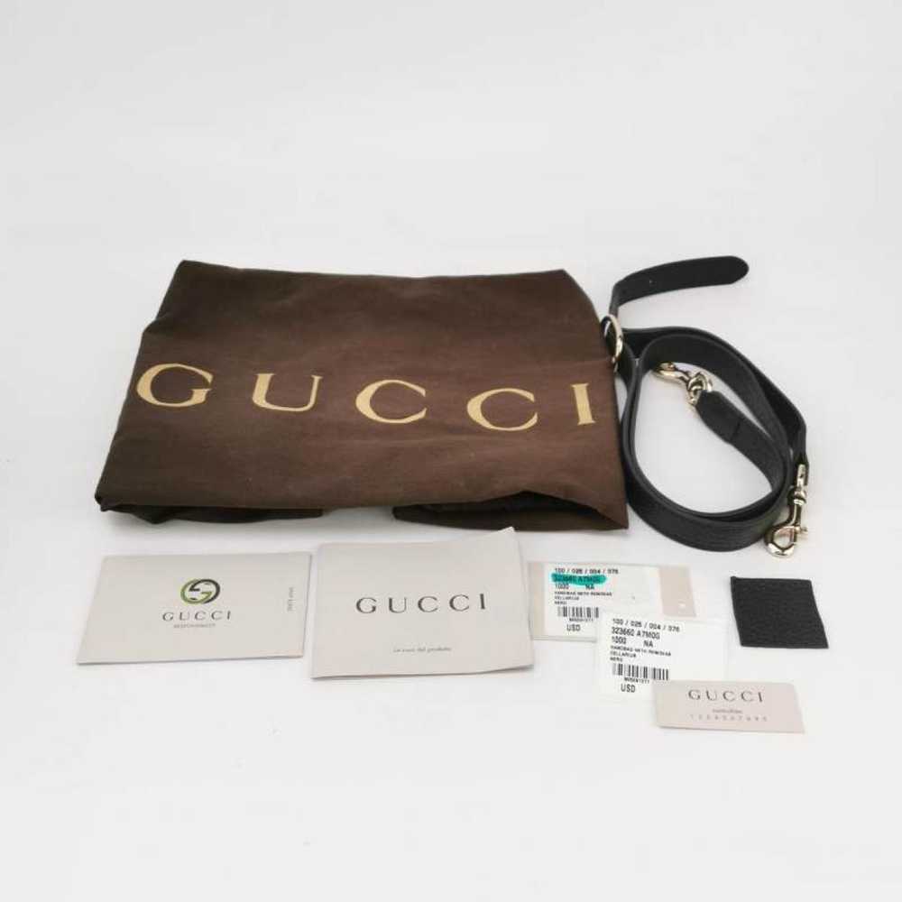 Gucci Bamboo Shopper leather handbag - image 2