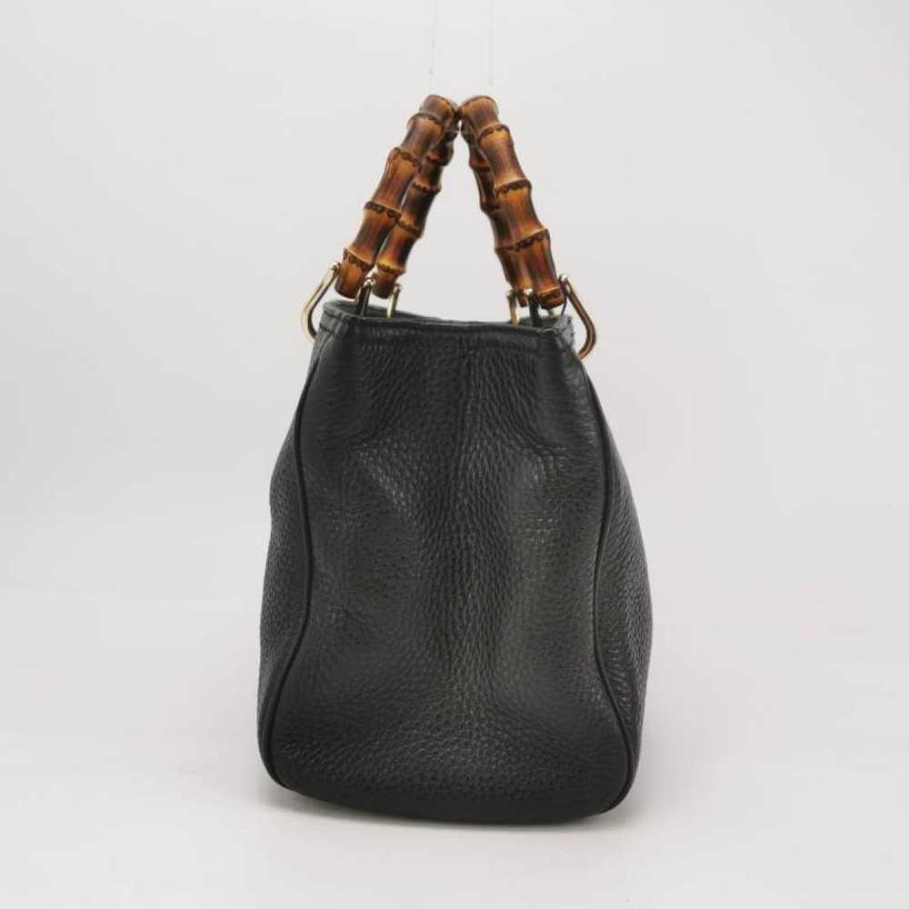 Gucci Bamboo Shopper leather handbag - image 4