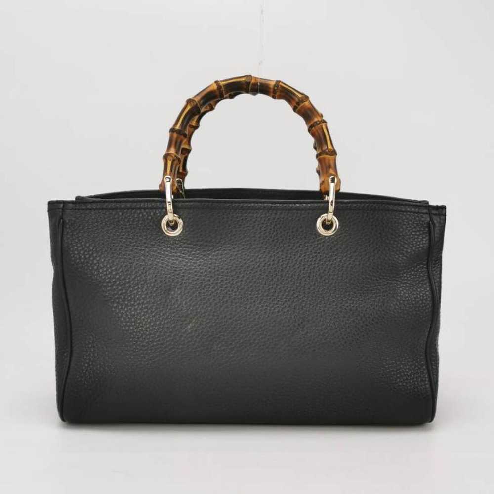 Gucci Bamboo Shopper leather handbag - image 6