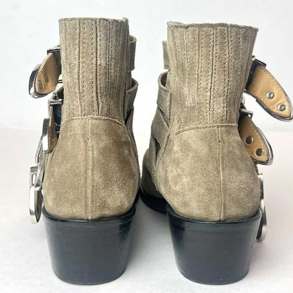 TOGA PULLA Suede Buckle Western Ankle Boots Booti… - image 3