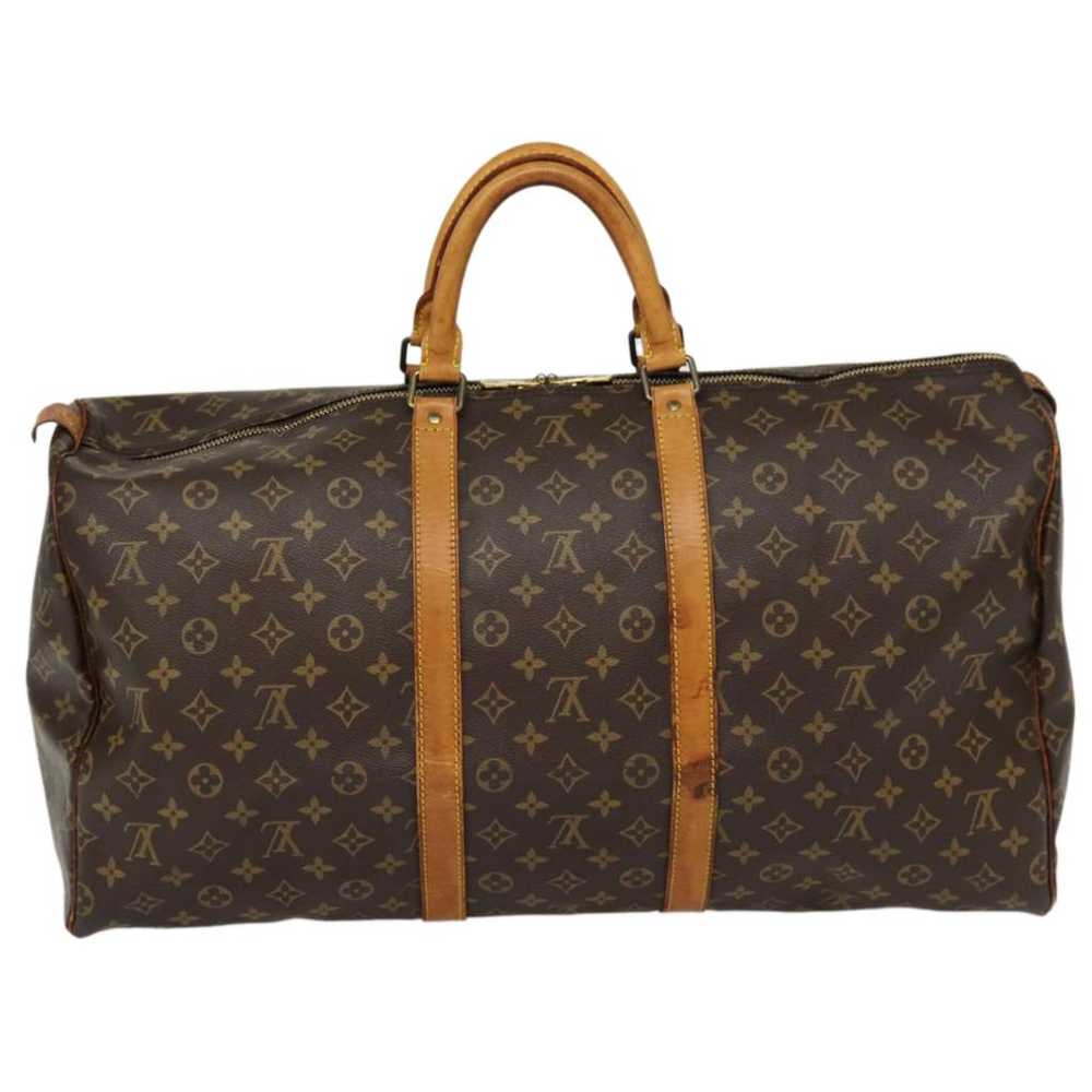 Louis Vuitton Keepall cloth travel bag - image 2