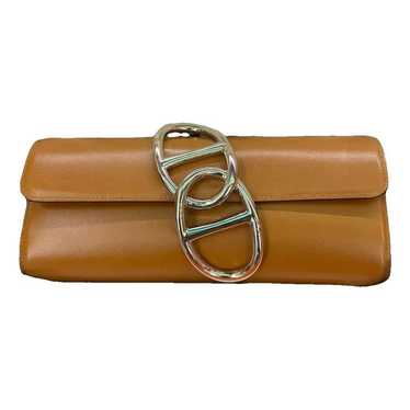 Hermès Egée leather clutch bag - image 1