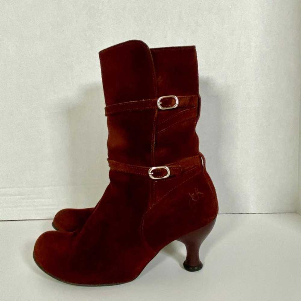 John Fluevog Bellevue Annie Steel Baroque Booties… - image 8