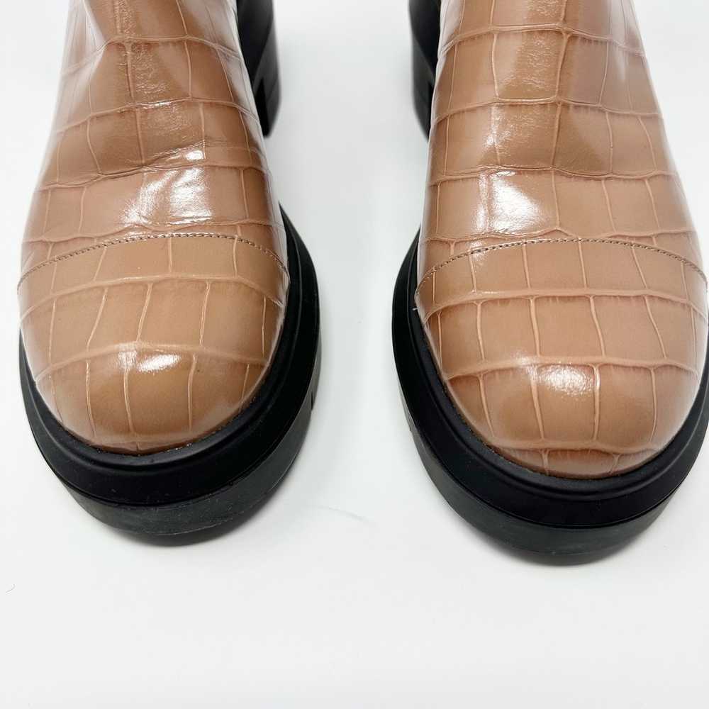 Stuart Weitzman Norah Croc Stamped Leather Lug So… - image 10