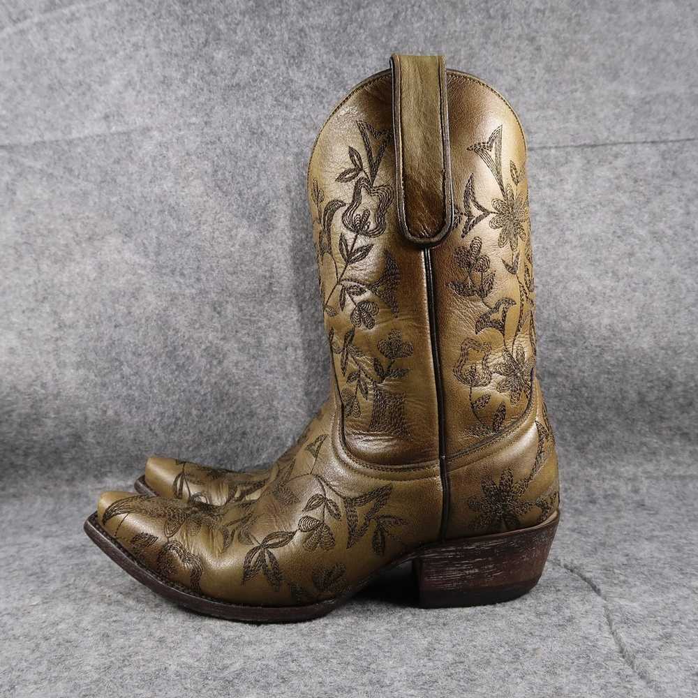 Old Gringo Boots Women 7 Western Floral Embroider… - image 4