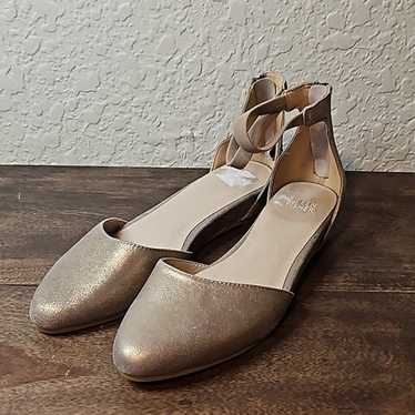 Eileen Fisher Gold Sequin Flats - image 1