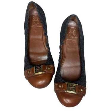 Tory Burch Ambrose Wool Round Toe Flats Comfort S… - image 1