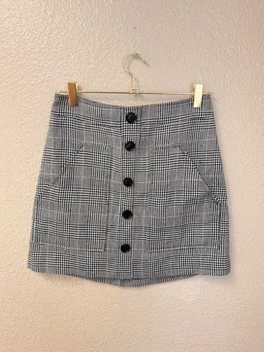 【Veronica Beard】 Stark houndstoothツイードミニスカート Veronica Beard - Ecru Multi Starck Houndstooth Mini Skirt