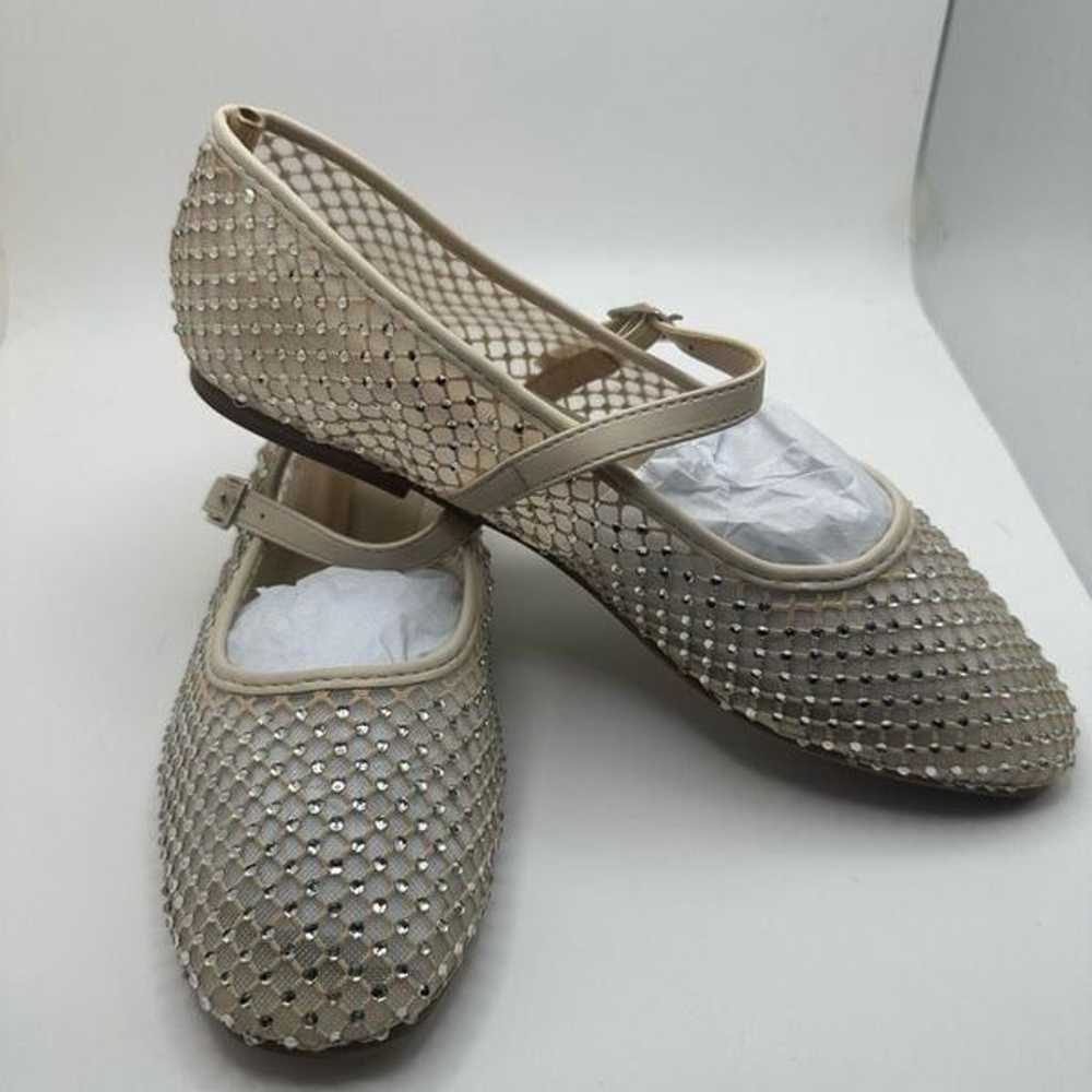 CUSHIONAIRE Women's Maxie Rhinestone Mesh Flat +M… - image 6