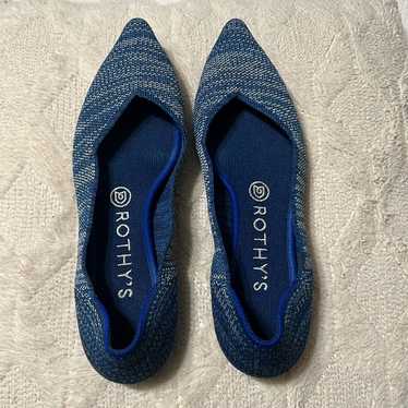 Rothy’s Indigo Heather pointed size 7 - image 1