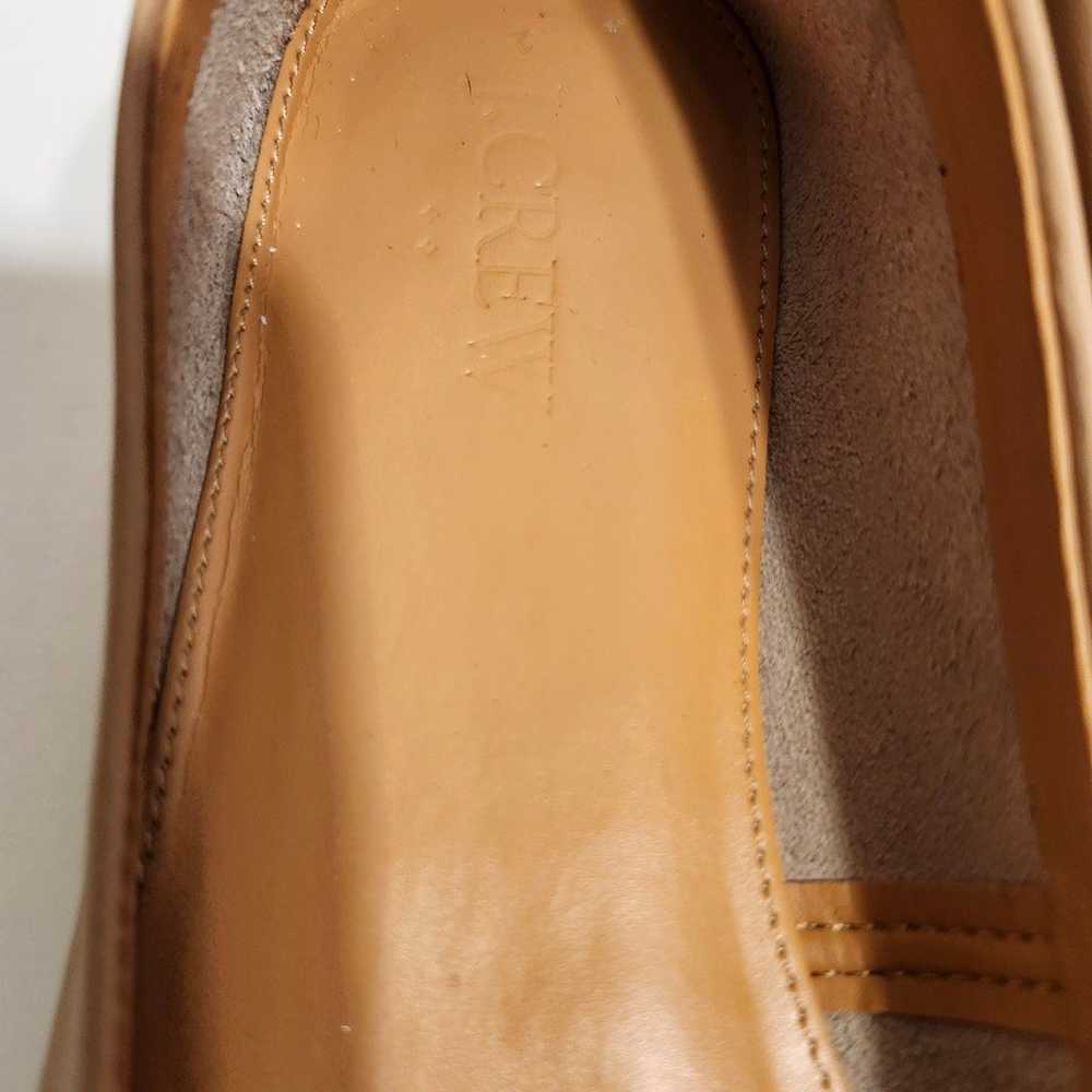 Brand New J.CREW "Marina" Tan Leather Pointy Toe … - image 6