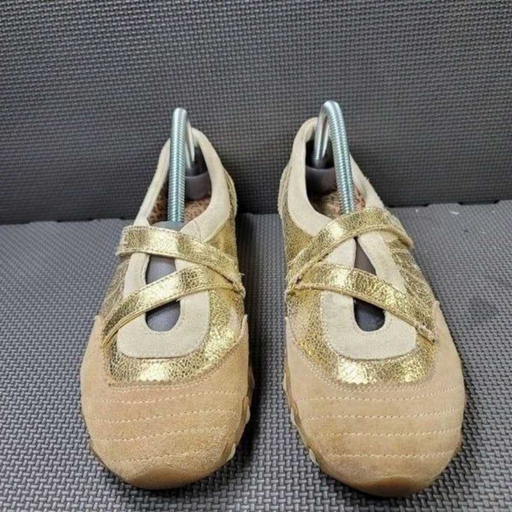 Womens Sz 9 Gold Skechers Mary Janes Ath - image 2