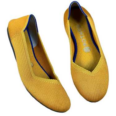 ROTHYS Marigold Yellow Flat Round Toe Loafer Wome… - image 1