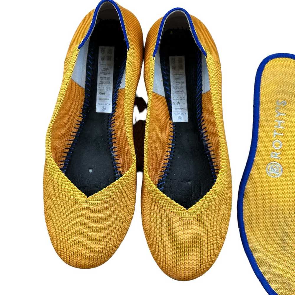 ROTHYS Marigold Yellow Flat Round Toe Loafer Wome… - image 8