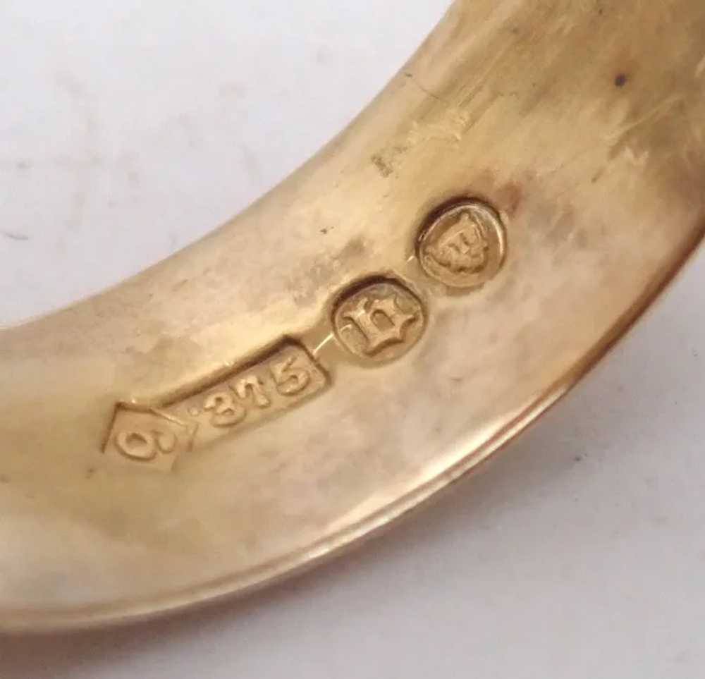 Antique 1917 9K Gold 'MIZPAH' Ring - image 7