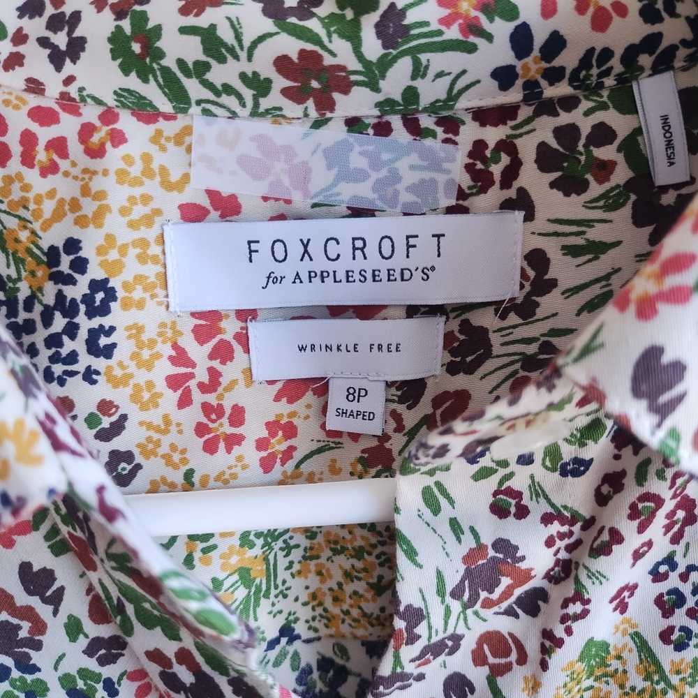 Foxcroft shirt Nwot 8P long sleeves button up fro… - image 2