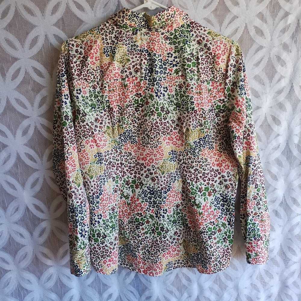 Foxcroft shirt Nwot 8P long sleeves button up fro… - image 9