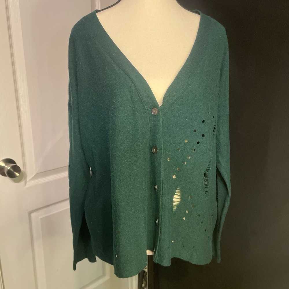 Distressed grunge Very J cardigan - image 1