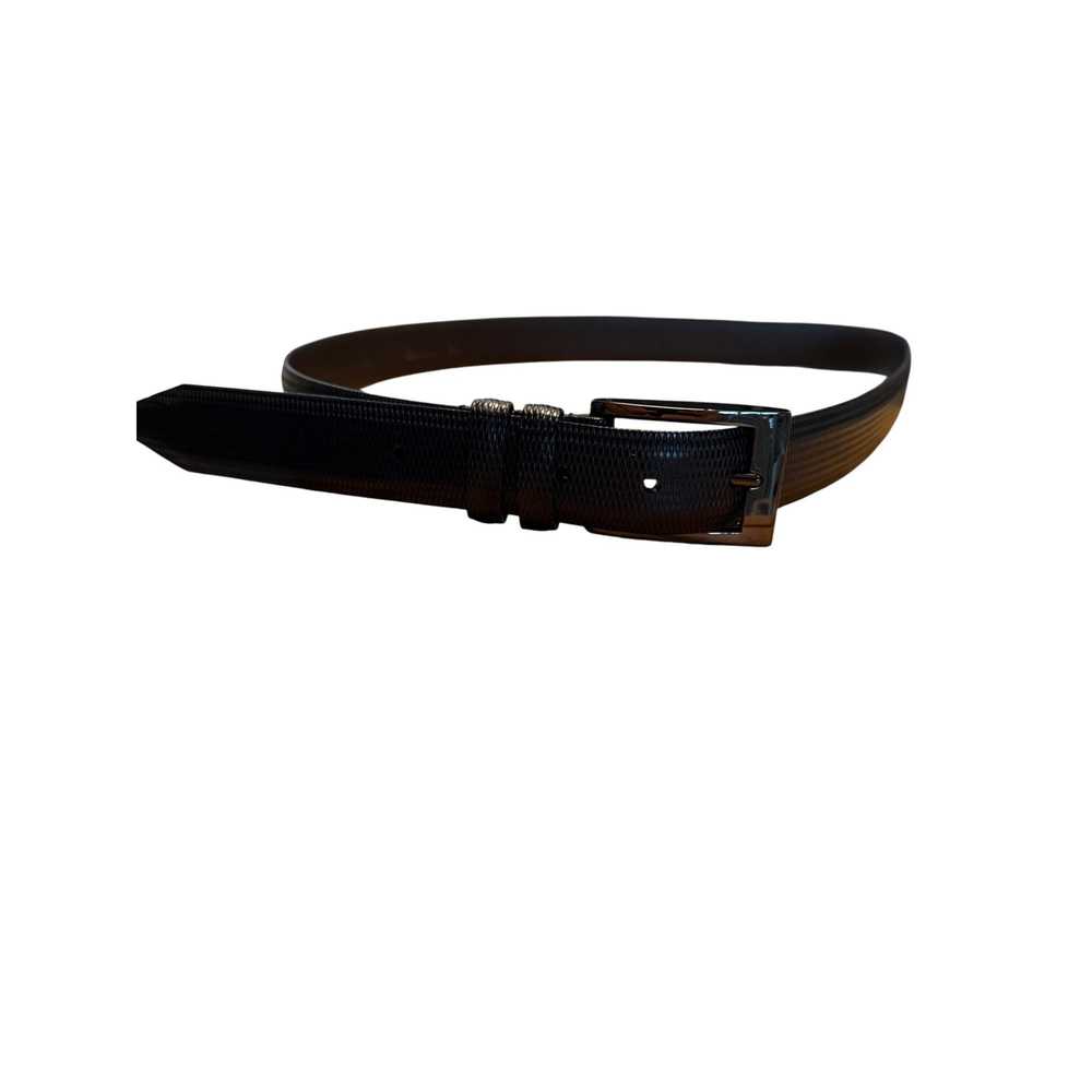 Designer Mens Warehouse Mens Black Leather Belt W… - image 8