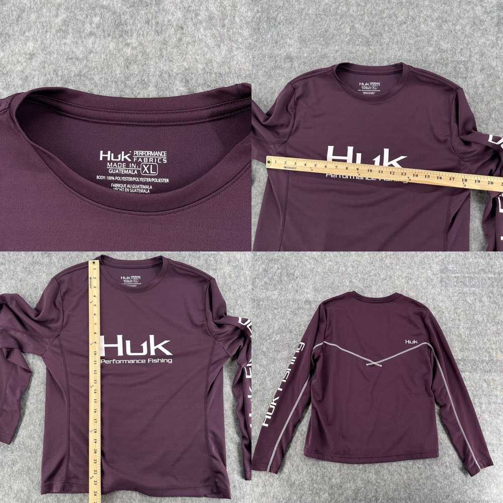 Vintage Huk Womens Purple Long Sleeve Performance… - image 4