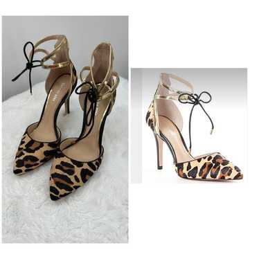 Gianni Bini Leopard Calf Hair Pointed Toe RENELL … - image 1