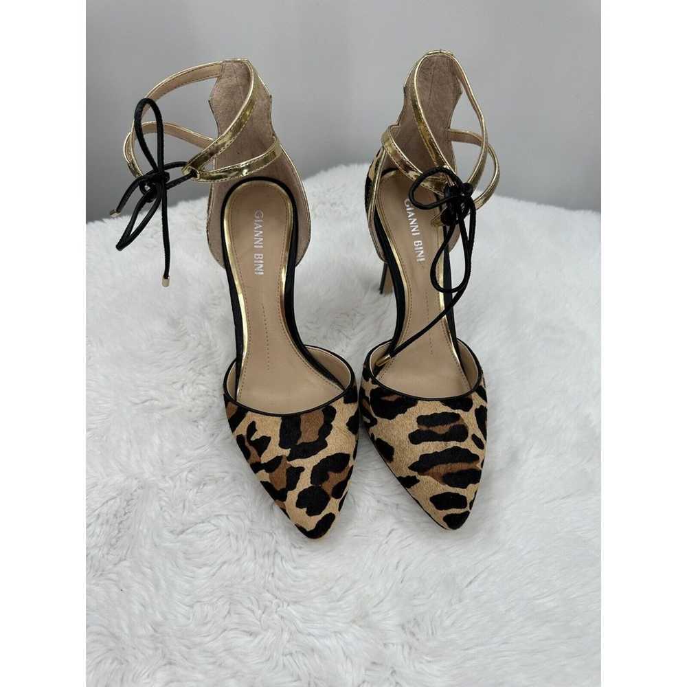 Gianni Bini Leopard Calf Hair Pointed Toe RENELL … - image 2